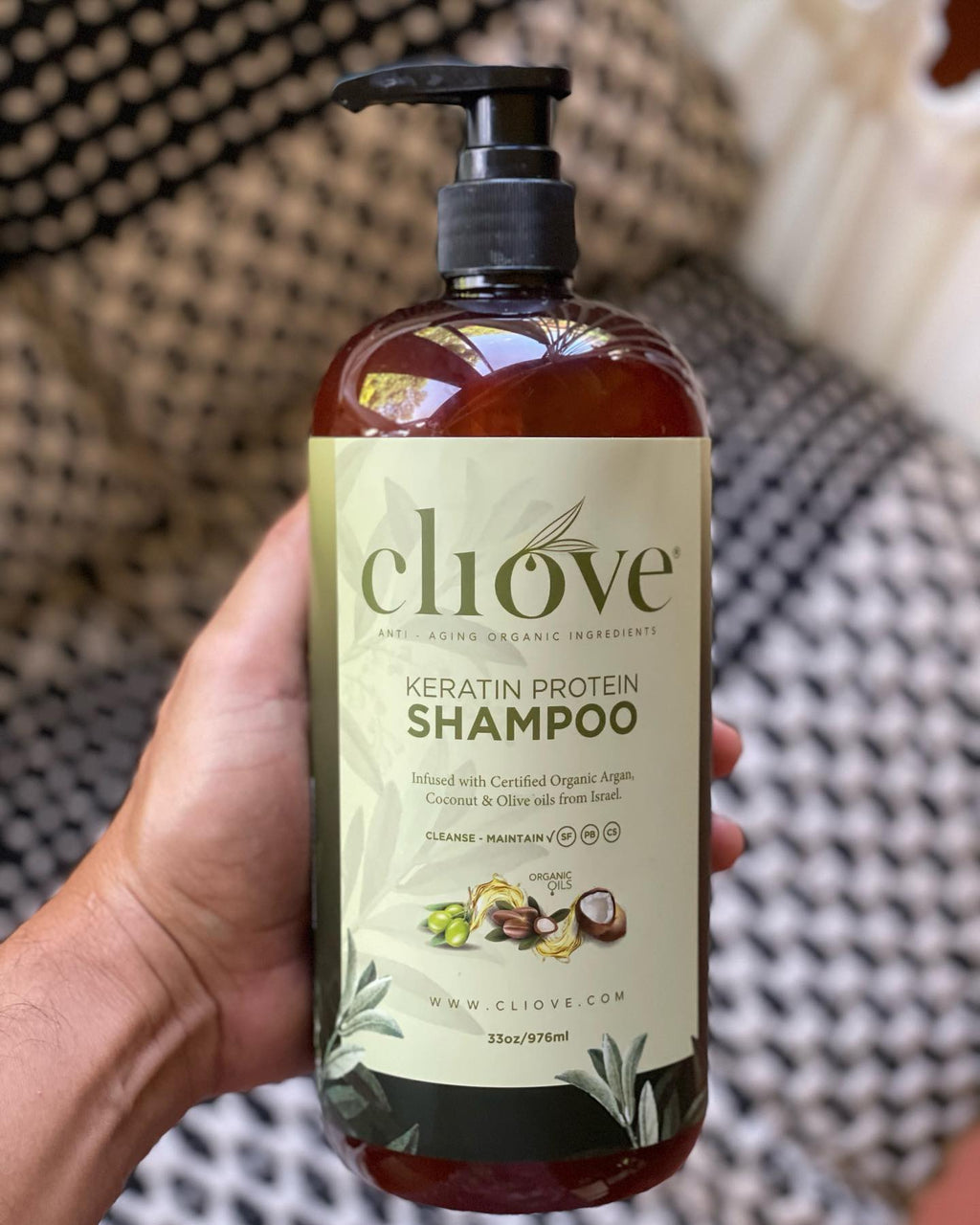 Cliove Sulfate Free Keratin Shampoo 33oz