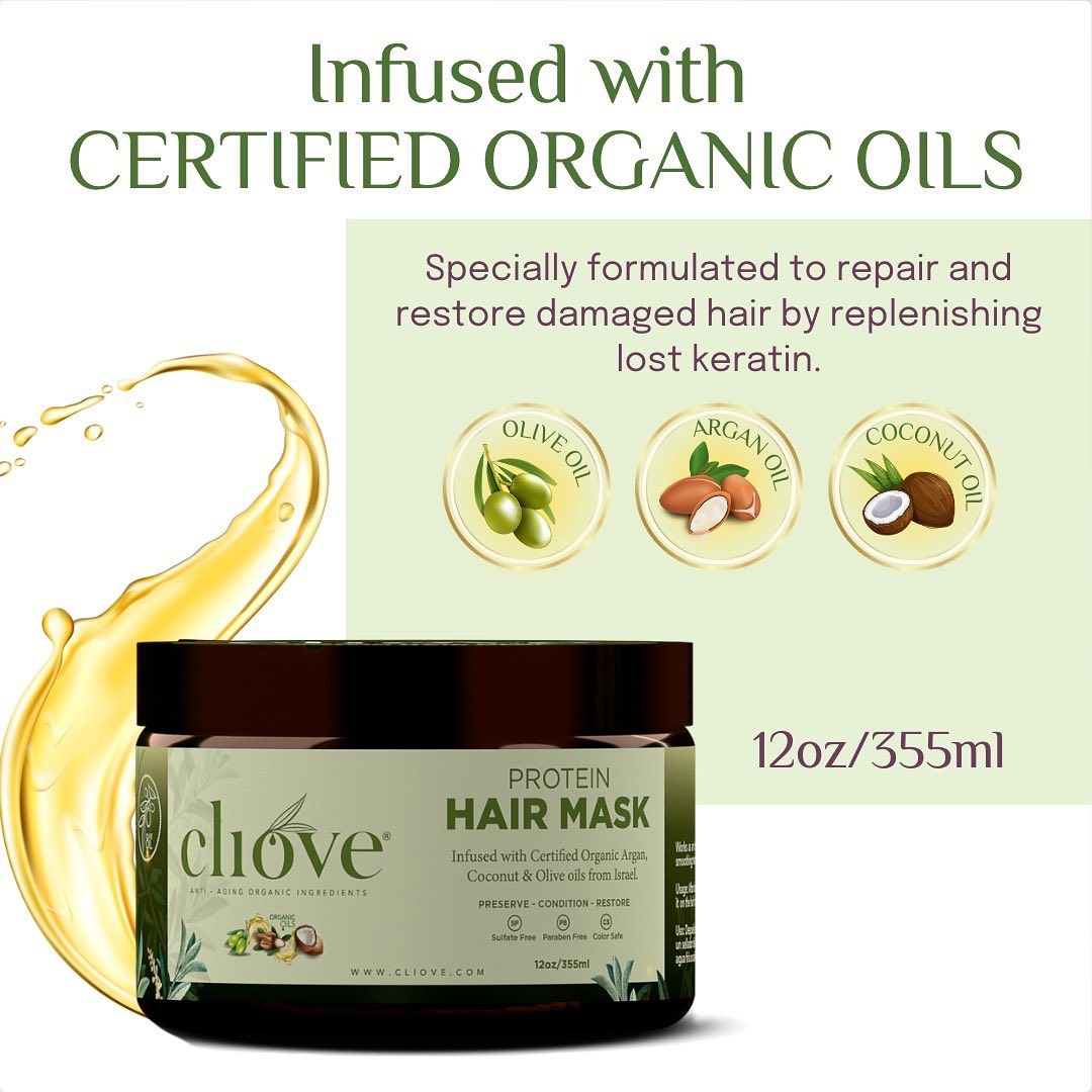 Cliove Protein Hair Mask – 12 oz