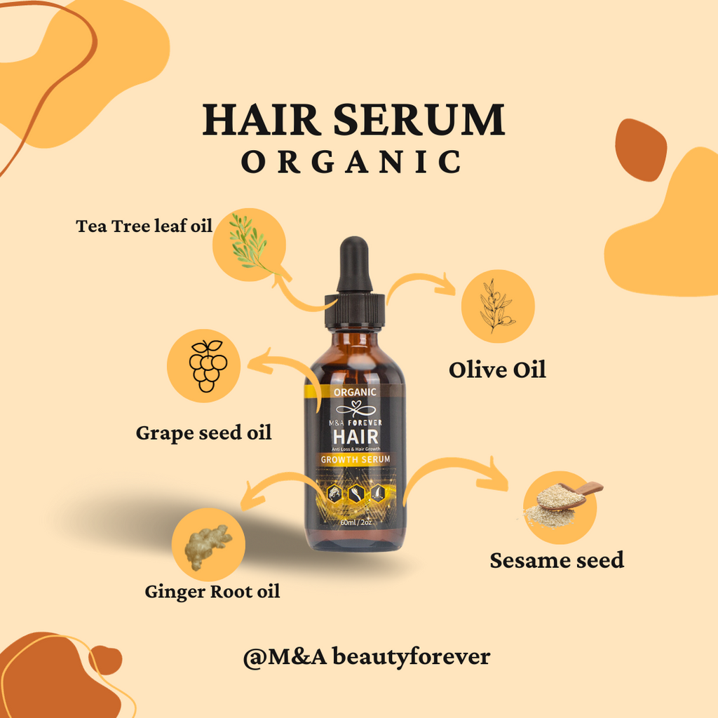 M&A Organic Hair Serum