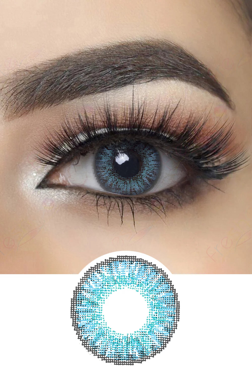 M&A Beauty color contacts #Brilliant Blue color