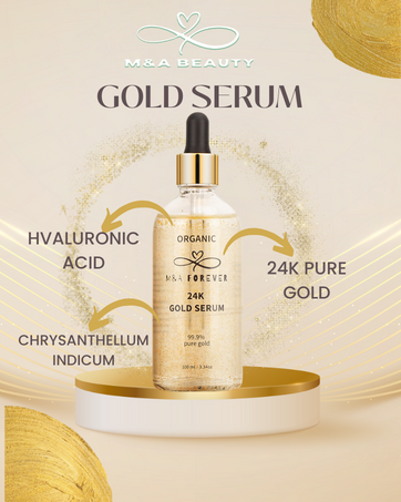 Organic 24K gold serum