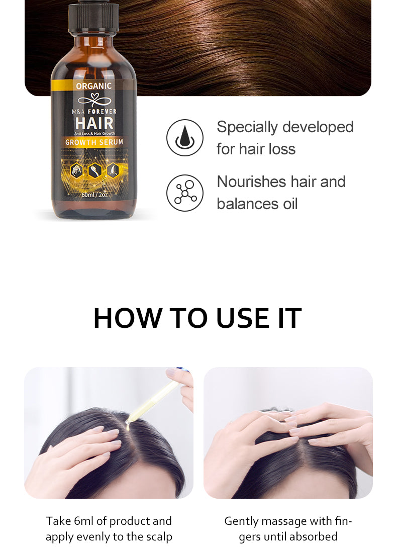 M&A Organic Hair Serum