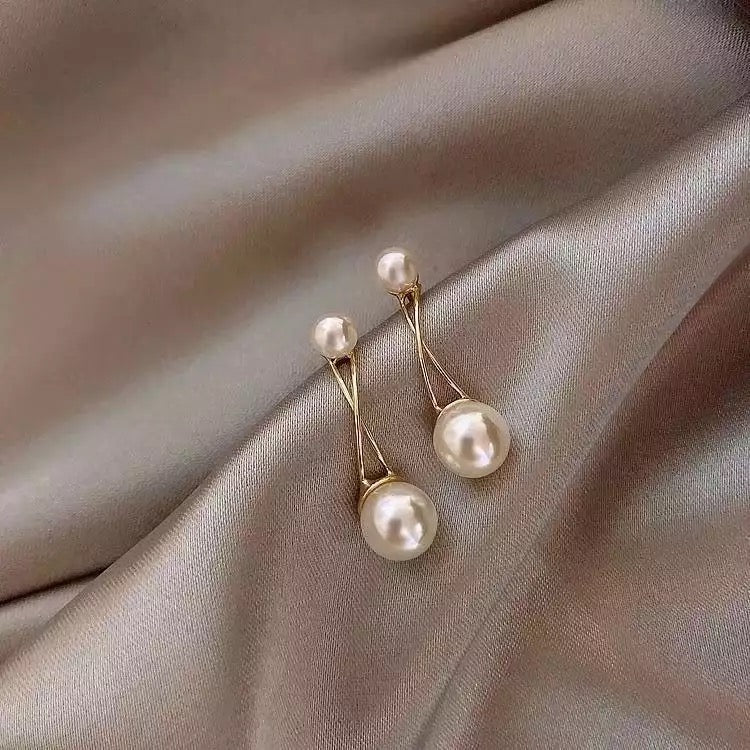 M&A Pearl S925 silver needle Earrings