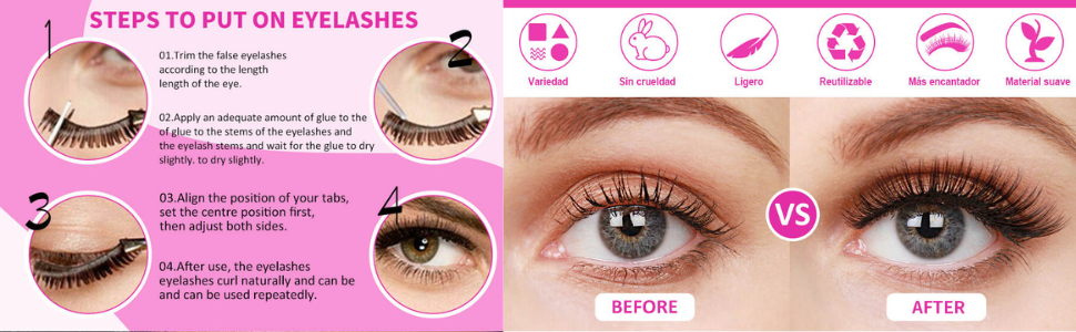 M&A Beauty Luxe Lash Variety Pack – 5D & 3D Styles (10 Pairs)